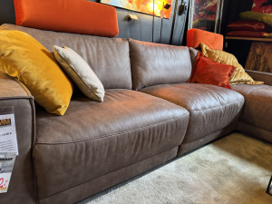 Nr. 155 I Angebot SALE % / Ecke Pietro mit Funktion / Leder / Ausstellungsware sofort verfügbar